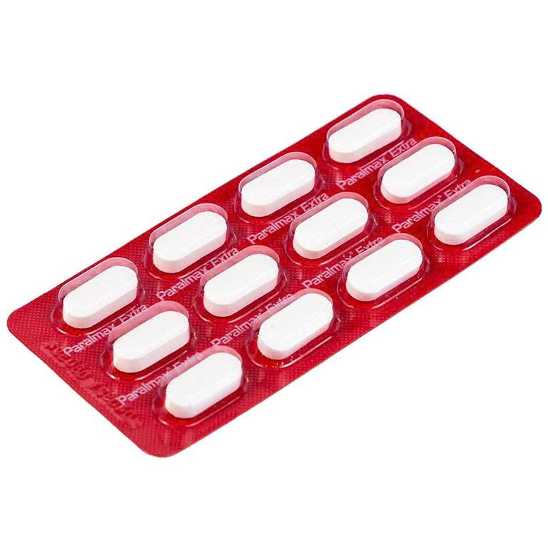 Viên nén Paralmax Extra Boston giảm đau và hạ sốt (hộp 15 vỉ x 12 viên)