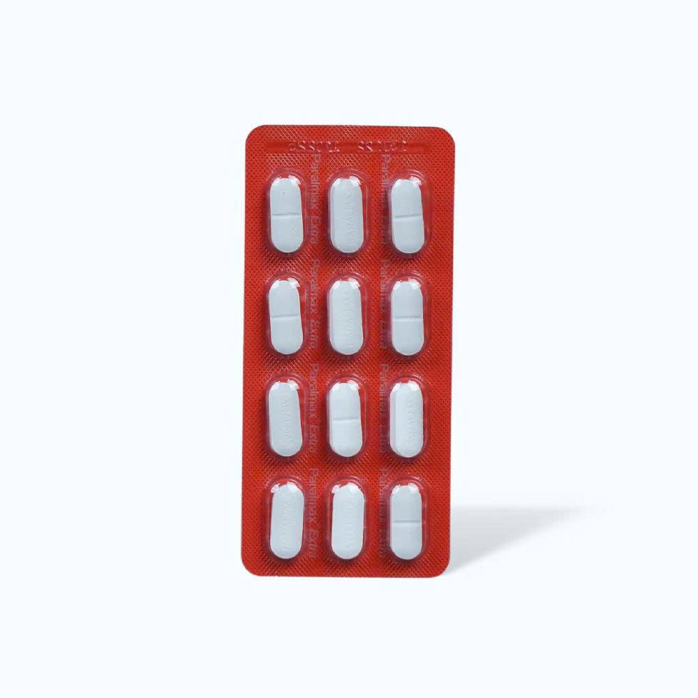 Viên nén Paralmax Extra Boston giảm đau và hạ sốt (hộp 15 vỉ x 12 viên)