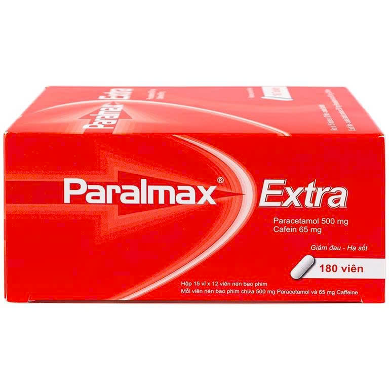Viên nén Paralmax Extra Boston giảm đau và hạ sốt (hộp 15 vỉ x 12 viên)